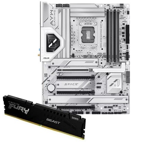 Mother Asrock AYW Z890 + Memoria Kingston DDR5 16GB