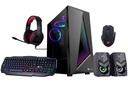 Combo Gamer X-Lizzard con Gabinete, Teclado, Ratón, Auriculares y Parlantes