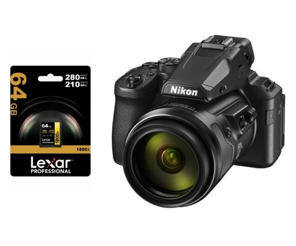 16MP 83x Zoom + 64GB Uhs-Ii