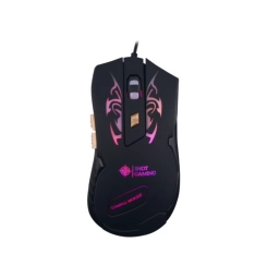 Ratón Gamer Shot Gaming Gm06 Negro 6D Con Iluminación De 7 Colores