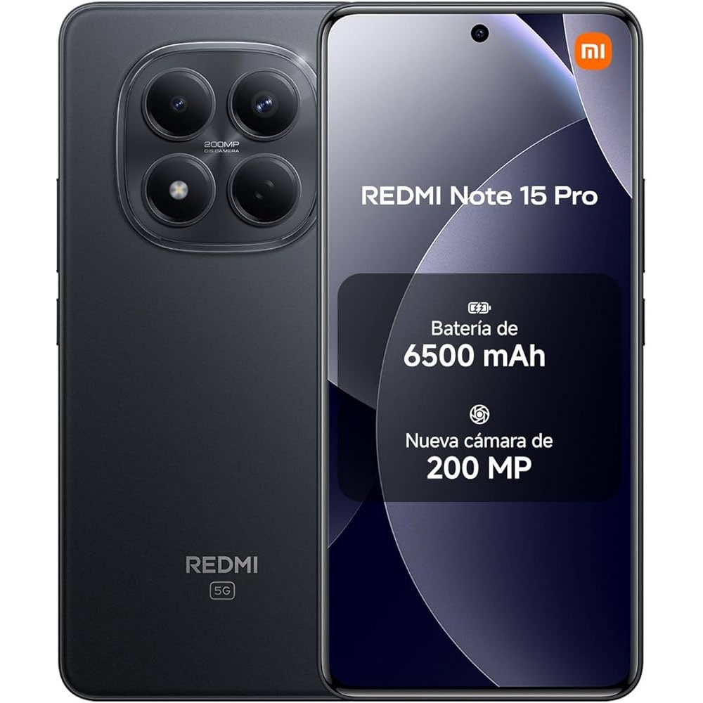 Smartphone Xiaomi Redmi Note 15 Pro 5G 8GB 256GB Negro