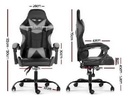 SILLA GAMER Negro/Gris
