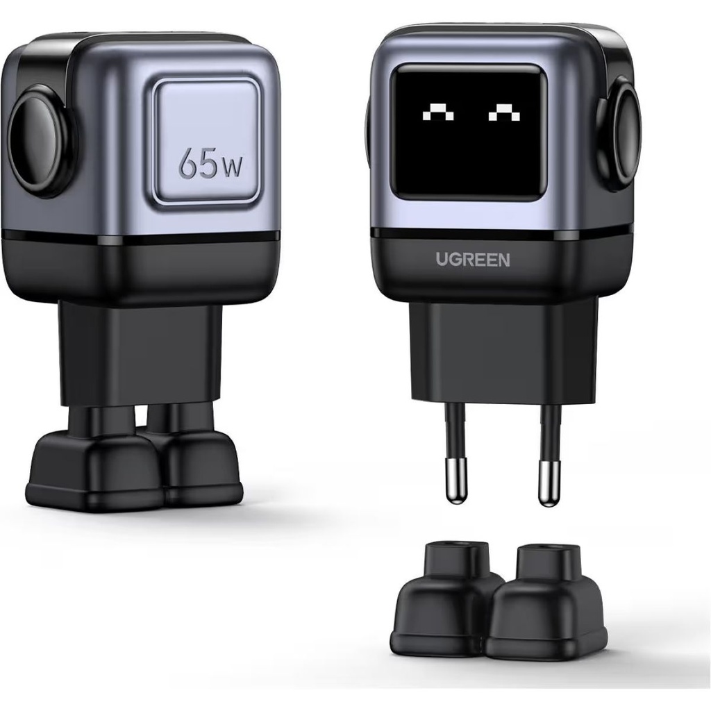 Cargador De Pared 65W USB-C Ugreen Mini Robot