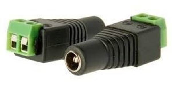 Conector Jack 5.5mmx2.1mm Hembra Con Bornera