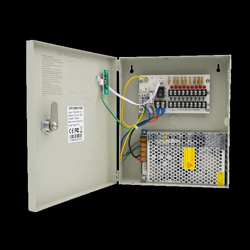Fuente Conmutada 12V 10A 9 Salidas Con Gabinete