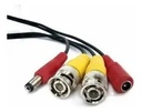 Kit Cable Pre-Armado Bnc Y Dc 18m Para Cámara De Seguridad