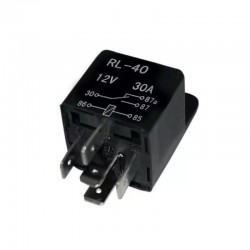 Relé 12V 30A/40A Con Soporte