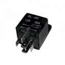 Relé 12V 30A/40A Con Soporte