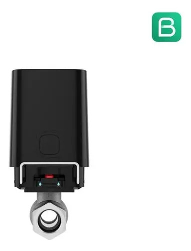 Válvula De Agua A Control Remoto Para Tubería 1" Negro Waterstop