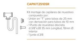 Tubo Capilar Ø10mm Para Punto De Muestreo