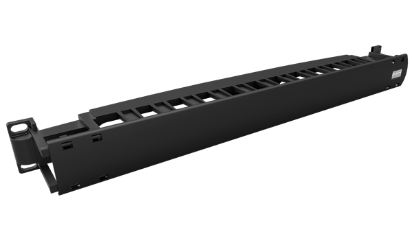 Guía De Cables 19" 1U 24 Puertos Negro