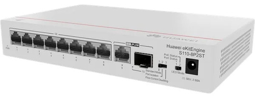 Switch L2 Administrable 8 Puertos Gigabit PoE+
