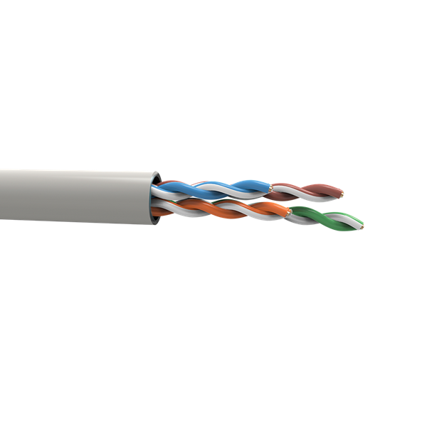 Rollo Cable Utp Cat5e 24AWG 4P 305m Gris