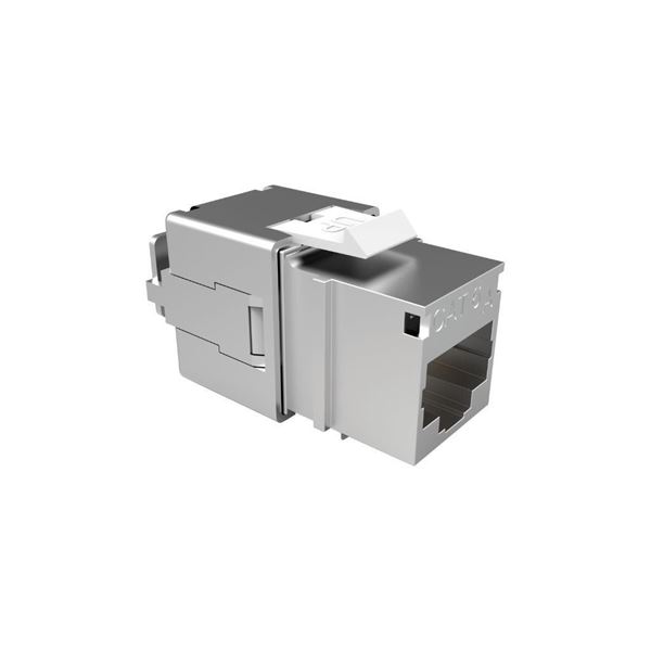 Conector Hembra Rj45 Cat6a Blindado T568A/B