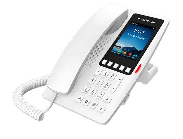 Teléfono IP Con WiFi Y Pantalla Blanco