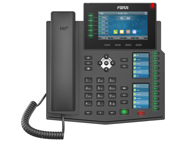 Teléfono IP 20 Líneas Sip Con Pantalla A Color