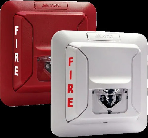 Estrobo Para Pared Rojo