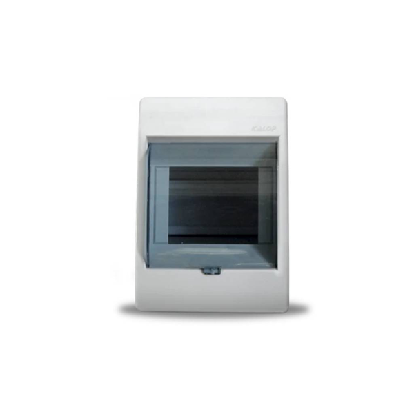 Caja Para Llave Térmica 4 Módulos Con Tapa Gris