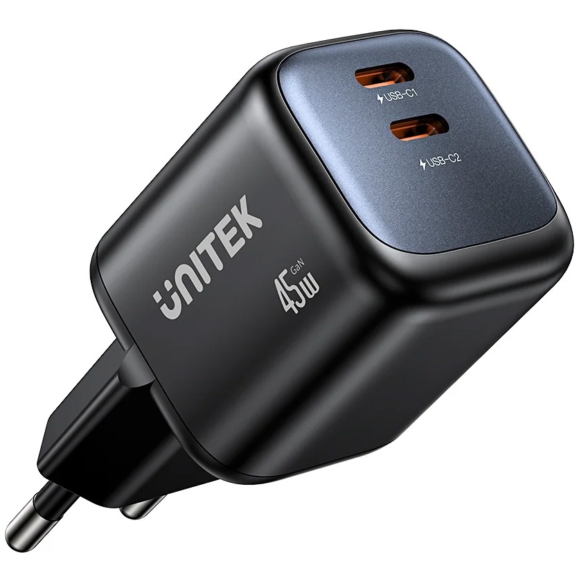 Cargador De Pared 45W USB-C Dual Unitek