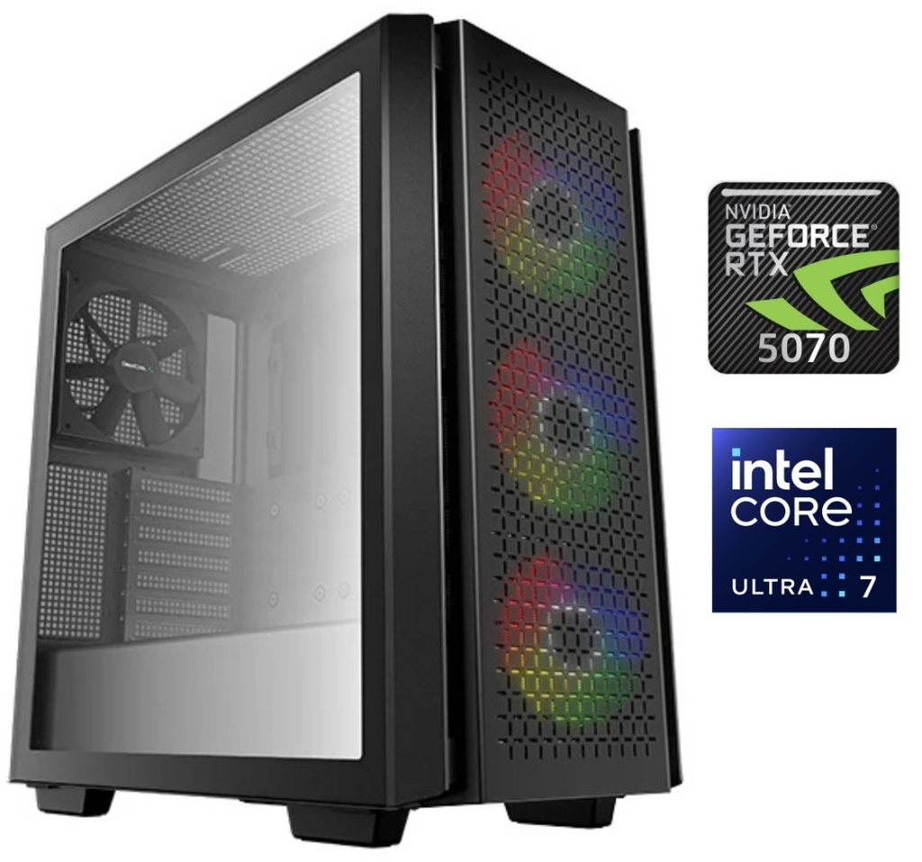 Equipo Gamer Intel Core Ultra 7 265F, 32GB, 1TB, Rtx 5070 12GB