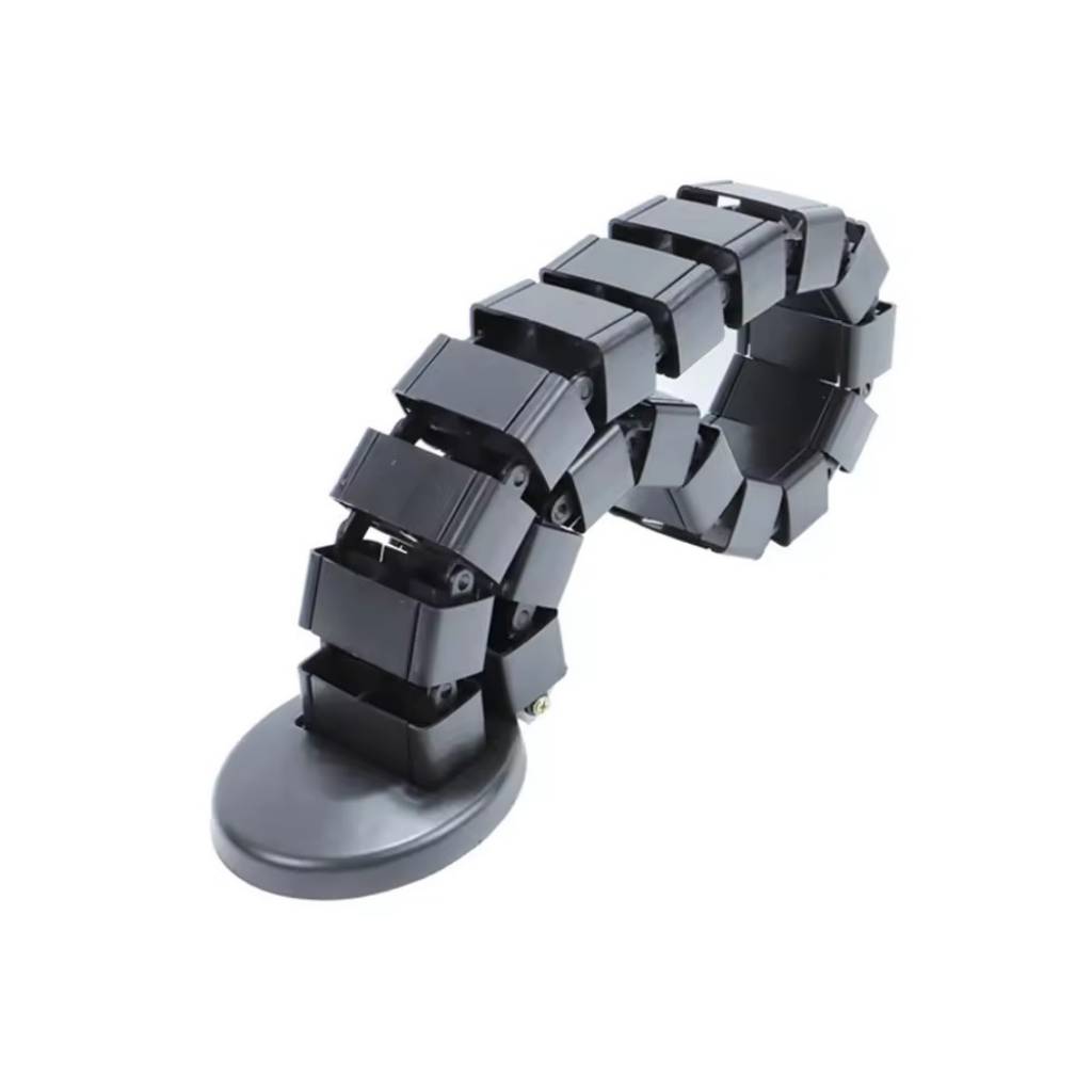 Organizador De Cables Tipo Vértebra 78 Cm - Negro