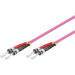 Cable De Fibra Óptica Multimodo Om4 LC/LC Upc 50/125 2 Hilos 20M Uv