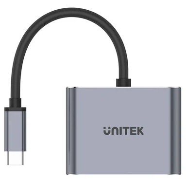 HUB USB-C 4 En 1 Puertos Con Dual Display Y Pd