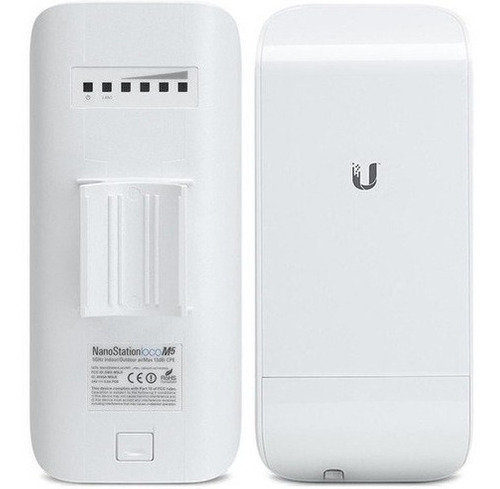 Antena de Acceso NANOSTATION 5GHz 8.5dBi con Fuente PoE UBIQUITY