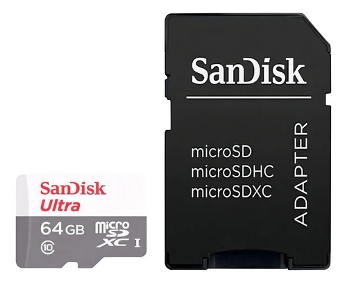 Tarjeta microSD 64GB Clase Uhs-I Sandisk