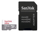 Tarjeta microSD 64GB Clase Uhs-I Sandisk