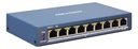 SWITCH POE 100MB INTELIGENTE DE 8 PUERTOS + 1 PUERTO GIGABIT