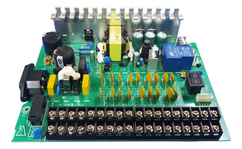 PCB FUENTE BACKUP/UPS 12V 5AMP 18 SALIDAS PROTEGIDAS SZ POWER