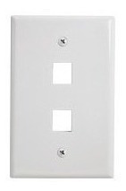 Placa Modular Para Jacks Comcables