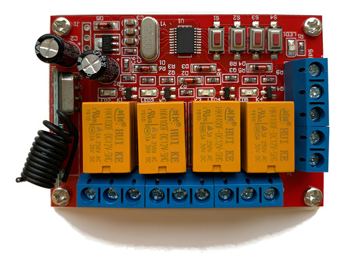 RECEPTOR INALÁMBRICO 4 CANALES P/BARRERAS