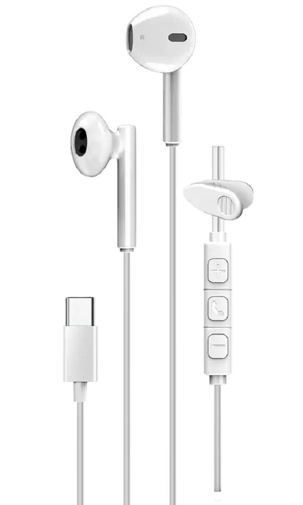 Auriculares Genius HS-M366 USB-C blancos