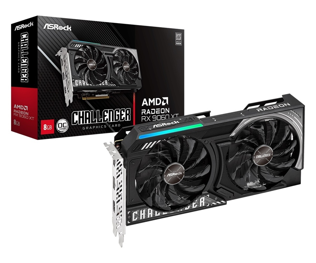 [RX 9060 XT Challenger 8GB OC] Tarjeta Video Asrock RX9060XT Challenger 8GB OC