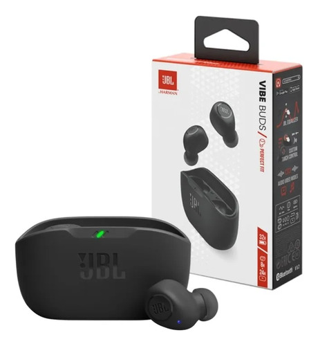 Auricular JBL Wave Buds 2 negro bluetooth