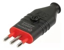 Adaptador Ficha 3L Con Tierra Negro