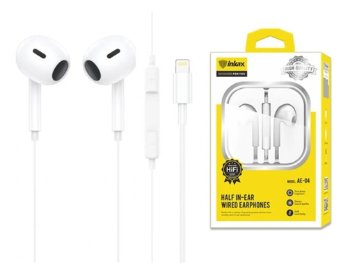 Auriculares Lightning Blanco Inkax