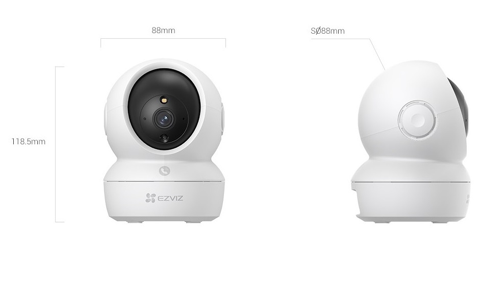 Cámara IP Interior WiFi 4MP 2K con Movimiento EZVIZ CS-H6c