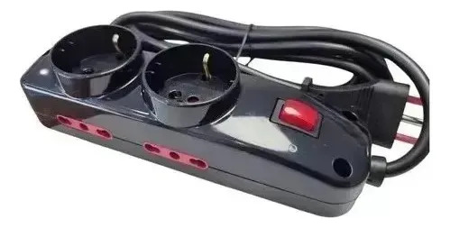 Regleta 3m 2x Schuko 4x 3 En Línea Conatel
