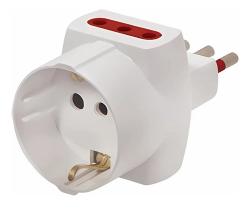 Adaptador Schuko + 2x3L a Ficha 3L CONATEL