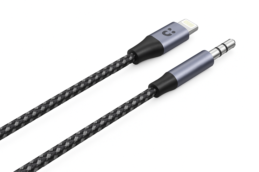 Cable Unitek Lightning a 3.5mm audio 1m