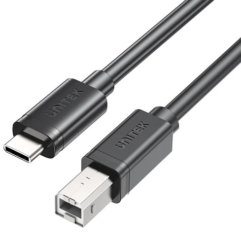 Cable USB-C a USB-B Unitek 1m 480 Mbps