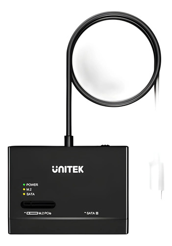Adaptador USB-C A Disco Duro Sata Y SSD M.2 Nvme 10Gbps