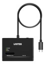 Adaptador Externo Unitek USB-C para discos 2.5", 3.5" y M.2