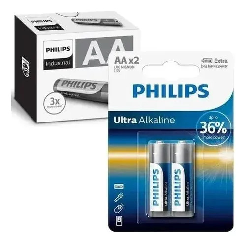 Pack De 24 Pilas Alcalinas Aa Philips