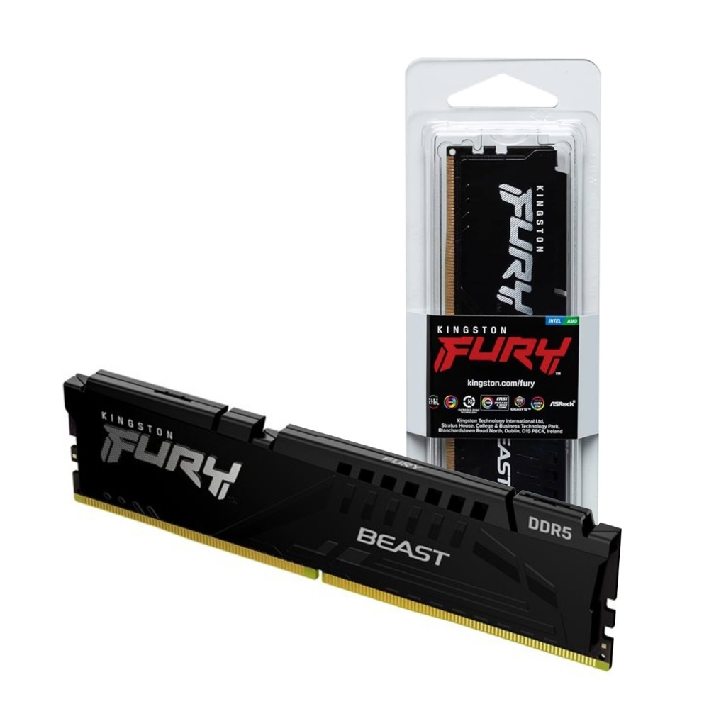 [KF552C40BB-16] Memoria Kingston Fury Beast DDR5 16GB 5200MHz