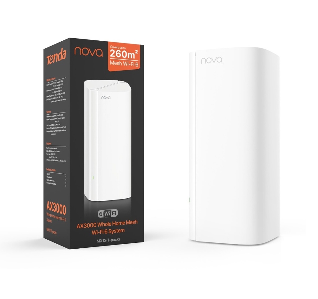 Router Tenda Wifi-6 Mesh Nova MX15 Pro AX5400