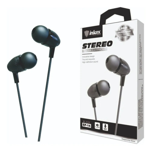 Auriculares Inkax USB Tipo-C negro con microfono